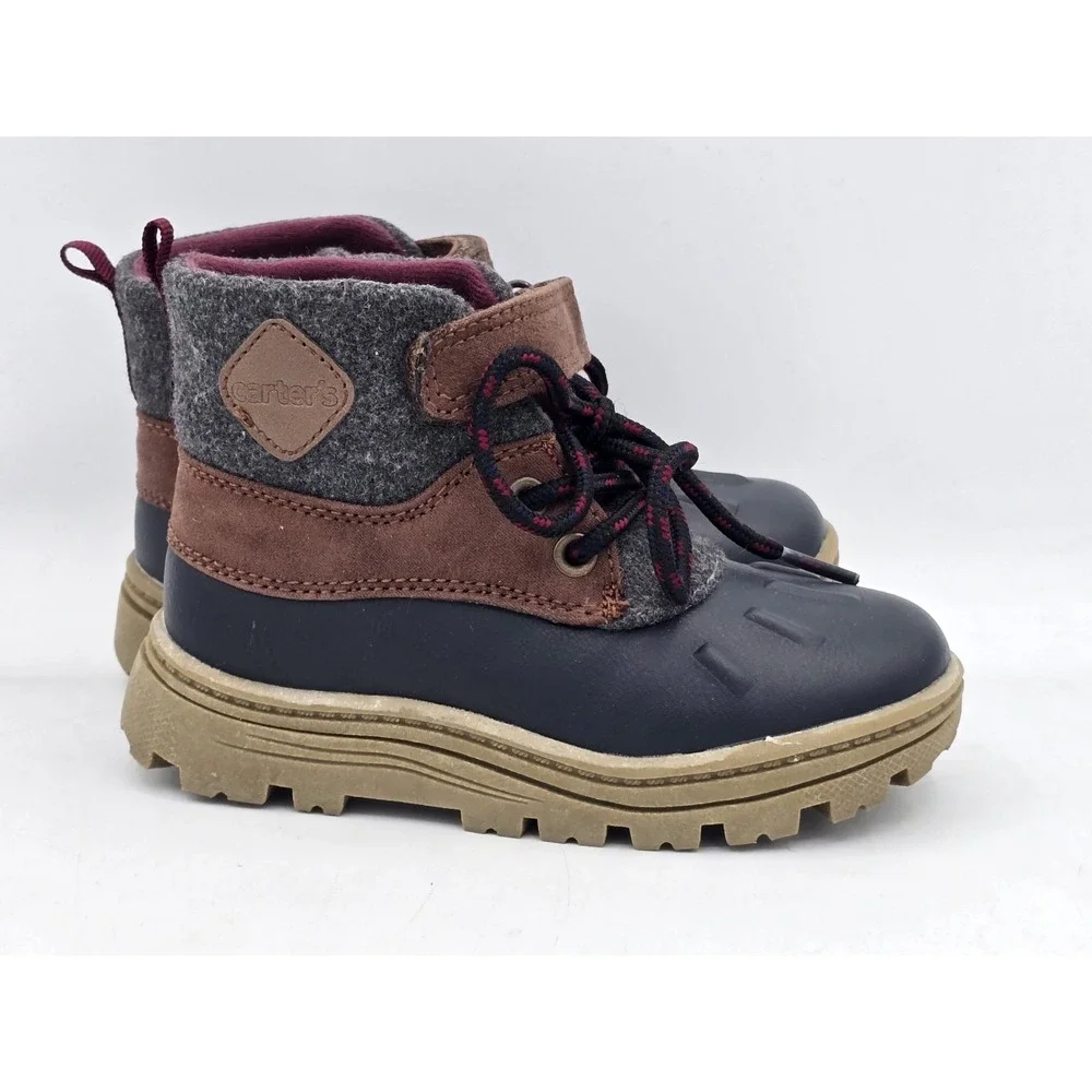 Carter's Toddler Boy's Winter‎ Duck Boots #CF22H08H Navy Blue Size 9M